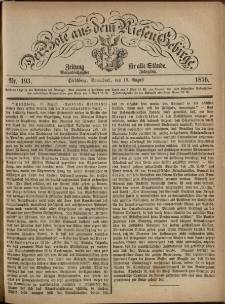 Der Bote aus dem Riesen-Gebirge : Zeitung für alle Stände, R. 64, 1876, nr 193