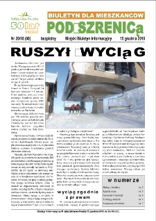 Pod Szrenicą : miejski biuletyn informacyjny : biuletyn dla mieszkańców, 2010, nr 20 (60) [Dokument elektroniczny]