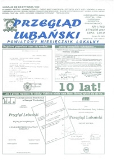 Przegląd Lubański, 2002, nr 1