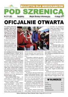 Pod Szrenicą : miejski biuletyn informacyjny : biuletyn dla mieszkańców, 2011, nr 2 (62) [Dokument elektroniczny]