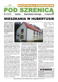 Pod Szrenicą : miejski biuletyn informacyjny : biuletyn dla mieszkańców, 2011, nr 11 (71) [Dokument elektroniczny]