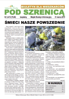 Pod Szrenicą : miejski biuletyn informacyjny : biuletyn dla mieszkańców, 2012, nr 3-4 (79-80) [Dokument elektroniczny]