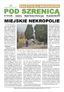 Pod Szrenicą : miejski biuletyn informacyjny : biuletyn dla mieszkańc&oacute;w, 2012, nr 13 (89) [Dokument elektroniczny]