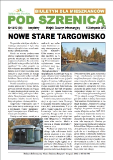 Pod Szrenicą : miejski biuletyn informacyjny : biuletyn dla mieszkańców, 2012, nr 14 (90) [Dokument elektroniczny]