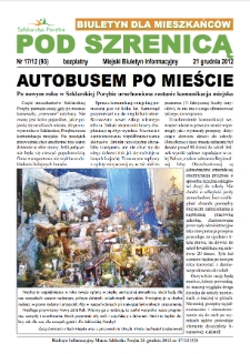 Pod Szrenicą : miejski biuletyn informacyjny : biuletyn dla mieszkańców, 2012, nr 17 (93) [Dokument elektroniczny]