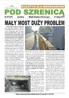 Pod Szrenicą : miejski biuletyn informacyjny : biuletyn dla mieszkańców, 2013, nr 4 (97) [Dokument elektroniczny]