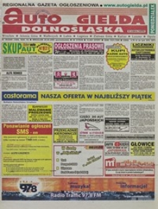 Auto Giełda Dolnośląska : regionalna gazeta ogłoszeniowa, 2009, nr 59 (1896) [25.05]