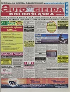 Auto Giełda Dolnośląska : regionalna gazeta ogłoszeniowa, 2009, nr 60 (1897) [27.05]