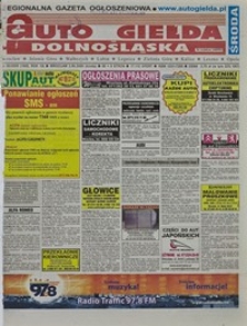 Auto Giełda Dolnośląska : regionalna gazeta ogłoszeniowa, 2009, nr 63 (1900) [3.06]