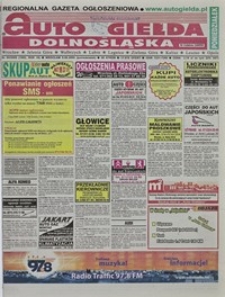 Auto Giełda Dolnośląska : regionalna gazeta ogłoszeniowa, 2009, nr 65 (1902) [8.06]