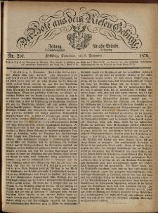 Der Bote aus dem Riesen-Gebirge : Zeitung für alle Stände, R. 64, 1876, nr 210