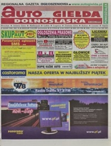 Auto Giełda Dolnośląska : regionalna gazeta ogłoszeniowa, 2009, nr 68 (1905) [15.06]