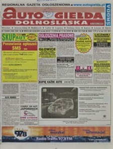 Auto Giełda Dolnośląska : regionalna gazeta ogłoszeniowa, 2009, nr 72 (1909) [24.06]