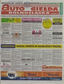 Auto Giełda Dolnośląska : regionalna gazeta ogłoszeniowa, 2009, nr 77 (1914) [6.07]