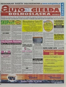 Auto Giełda Dolnośląska : regionalna gazeta ogłoszeniowa, 2009, nr 78 (1915) [8.07]