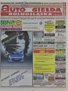 Auto Giełda Dolnośląska : regionalna gazeta ogłoszeniowa, 2009, nr 79 (1916) [10.07]