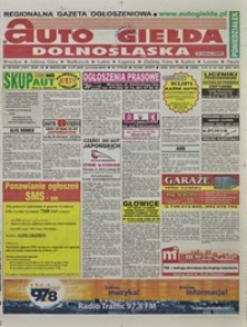 Auto Giełda Dolnośląska : regionalna gazeta ogłoszeniowa, 2009, nr 80 (1917) [13.07]