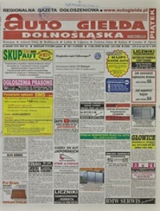 Auto Giełda Dolnośląska : regionalna gazeta ogłoszeniowa, 2009, nr 82 (1919) [17.07]