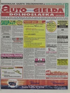 Auto Giełda Dolnośląska : regionalna gazeta ogłoszeniowa, 2009, nr 83 (1920) [20.07]