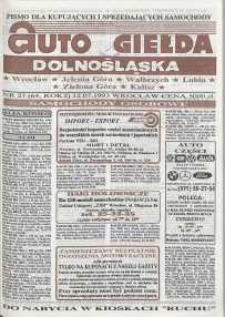 Auto Giełda Dolnośląska : pismo dla kupujących i sprzedających samochody, R. 2, 1993, nr 27 (64) [12.07]