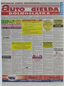 Auto Giełda Dolnośląska : regionalna gazeta ogłoszeniowa, 2009, nr 90 (1927) [5.08]
