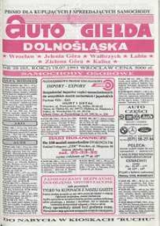Auto Giełda Dolnośląska : pismo dla kupujących i sprzedających samochody, R. 2, 1993, nr 28 (65) [19.07]