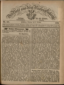Der Bote aus dem Riesen-Gebirge : Zeitung für alle Stände, R. 64, 1876, nr 235