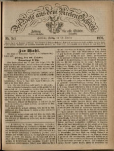 Der Bote aus dem Riesen-Gebirge : Zeitung für alle Stände, R. 64, 1876, nr 245