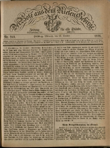 Der Bote aus dem Riesen-Gebirge : Zeitung für alle Stände, R. 64, 1876, nr 249