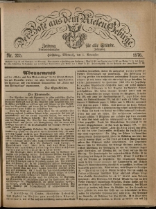 Der Bote aus dem Riesen-Gebirge : Zeitung für alle Stände, R. 64, 1876, nr 255
