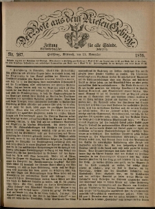 Der Bote aus dem Riesen-Gebirge : Zeitung für alle Stände, R. 64, 1876, nr 267