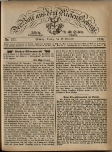 Der Bote aus dem Riesen-Gebirge : Zeitung f&uuml;r alle St&auml;nde, R. 64, 1876, nr 277