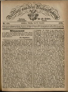 Der Bote aus dem Riesen-Gebirge : Zeitung f&uuml;r alle St&auml;nde, R. 64, 1876, nr 278