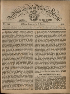 Der Bote aus dem Riesen-Gebirge : Zeitung f&uuml;r alle St&auml;nde, R. 64, 1876, nr 288