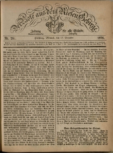 Der Bote aus dem Riesen-Gebirge : Zeitung für alle Stände, R. 64, 1876, nr 291