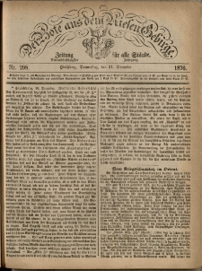 Der Bote aus dem Riesen-Gebirge : Zeitung f&uuml;r alle St&auml;nde, R. 64, 1876, nr 298
