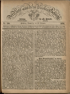 Der Bote aus dem Riesen-Gebirge : Zeitung für alle Stände, R. 64, 1876, nr 298