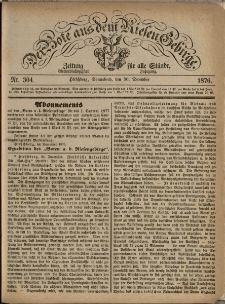 Der Bote aus dem Riesen-Gebirge : Zeitung für alle Stände, R. 64, 1876, nr 304