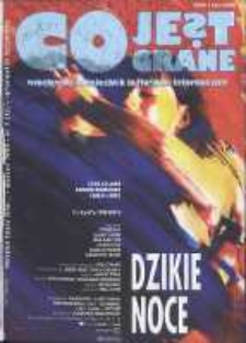 Co Jest Grane : wrocławski miesięcznik kulturalno-informacyjny, 1995, nr 3 (13)