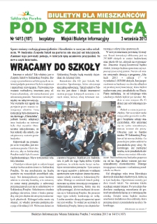 Pod Szrenicą : miejski biuletyn informacyjny : biuletyn dla mieszkańc&oacute;w, 2013, nr 14 (107) [Dokument elektroniczny]