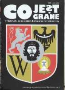 Co Jest Grane : wrocławski miesięcznik kulturalno-informacyjny, 1995, nr 5 (15)