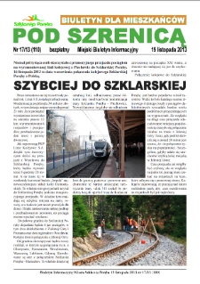 Pod Szrenicą : miejski biuletyn informacyjny : biuletyn dla mieszkańców, 2013, nr 17 (110) [Dokument elektroniczny]