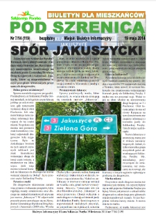 Pod Szrenicą : miejski biuletyn informacyjny : biuletyn dla mieszkańców, 2014, nr 7 (119) [Dokument elektroniczny]