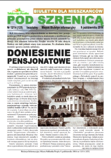 Pod Szrenicą : miejski biuletyn informacyjny : biuletyn dla mieszkańców, 2014, nr 12! (125) [Dokument elektroniczny]