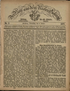 Der Bote aus dem Riesen-Gebirge : Zeitung für alle Stände, R. 65, 1877, nr 2