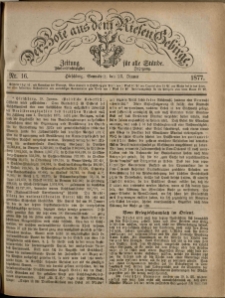 Der Bote aus dem Riesen-Gebirge : Zeitung für alle Stände, R. 65, 1877, nr 16