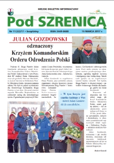 Pod Szrenicą : miejski biuletyn informacyjny, 2017, nr 11 (22) [Dokument elektroniczny]