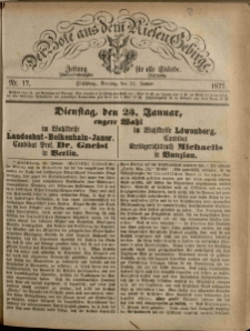 Der Bote aus dem Riesen-Gebirge : Zeitung für alle Stände, R. 65, 1877, nr 17