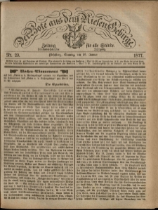 Der Bote aus dem Riesen-Gebirge : Zeitung für alle Stände, R. 65, 1877, nr 23