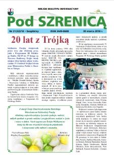 Pod Szrenicą : miejski biuletyn informacyjny, 2018, nr 21 (32) [Dokument elektroniczny]